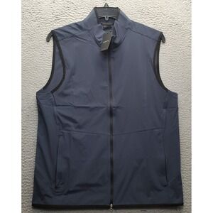 Dunning Golf Performance Vest Men Medium Navy Sleeveless Glenbeg Water-Resistant